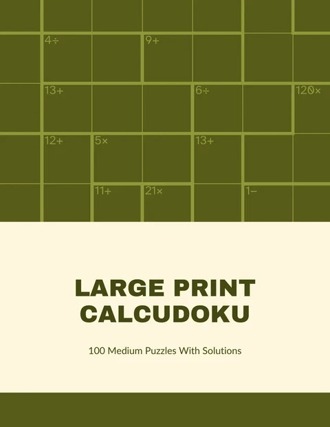 Front cover of the sample calcudoku book