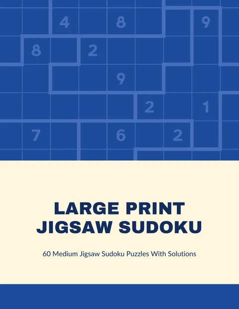 Front cover of the sample jigsaw sudoku book