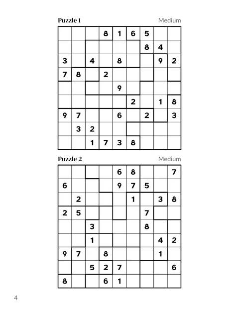 A jigsaw sudoku puzzle page from the sample book