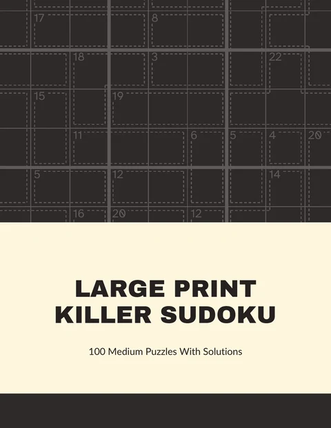 Front cover of the sample killer sudoku book
