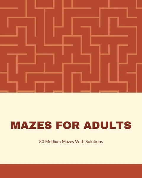 Front cover of the sample maze book