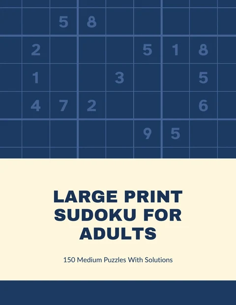 Front cover of the sample sudoku book