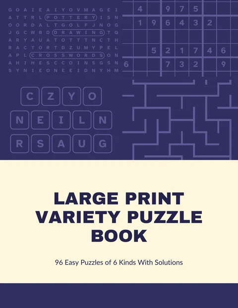 Front cover of the sample variety book